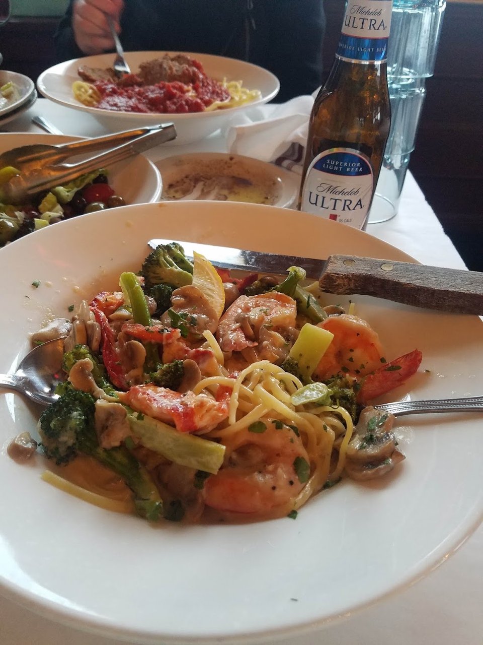 Seafood Alfredo